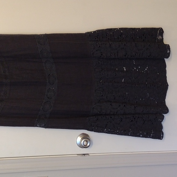 NWT Calypso St Barth 100% Linen Charcoal Maxi Skirt size Small Selma Skirt - Picture 12 of 16